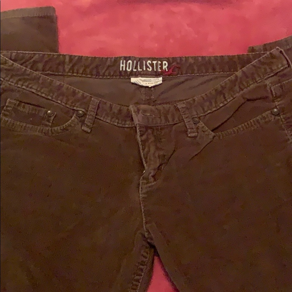 Brown Hollister corduroy pants